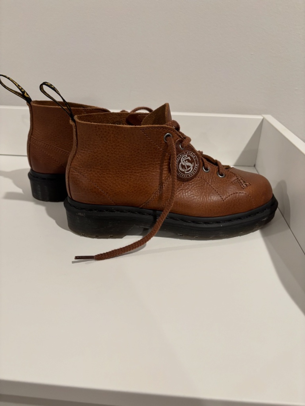 Dr. Marten's Church Boot Brown Buckingham - Picture 2 of 8
